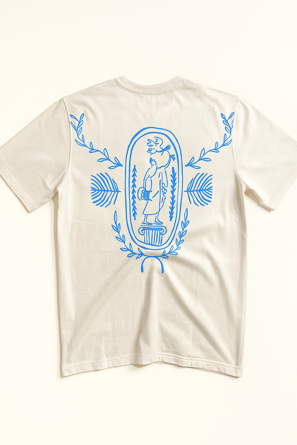 Blue Print Eagle and Horse T-shirt